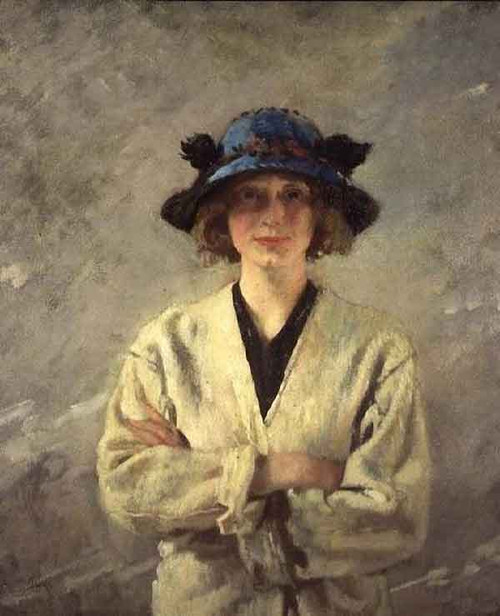 Girl In A White Dress By Sir William Orpen By Sir William Orpen