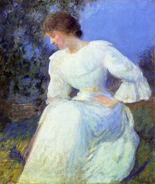 Girl In White By Edmund Tarbell