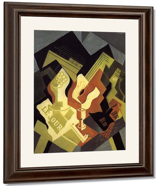 Guitar And Fruit Dish 5 By Juan Gris