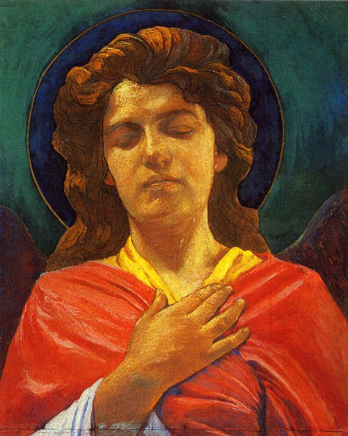 Head Of An Angel By John La Farge By John La Farge