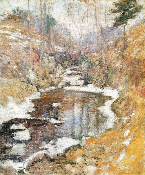 Hemlock Pool 1 By John Twachtman