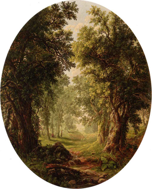 Hunting In The Newark Woods By William Mason Brown