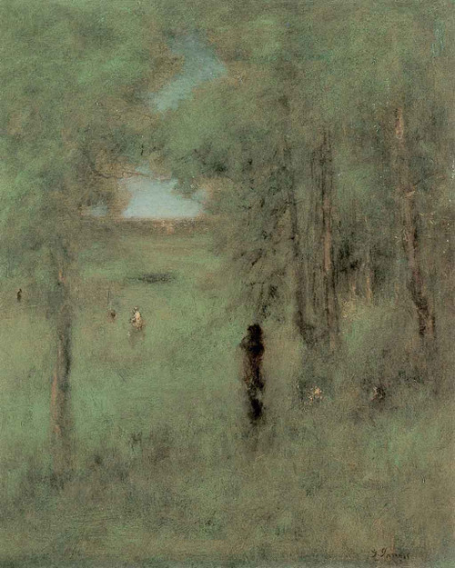 In A Shady Nook By George Inness By George Inness