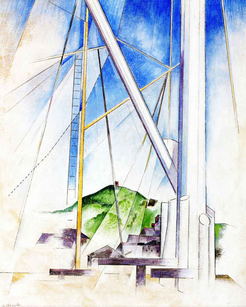 In The Key Of Blue By Charles Demuth By Charles Demuth