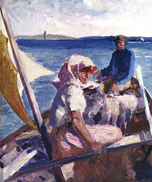 In The Sea By Albert Edelfelt