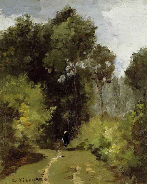 In The Woods1 By Camille Pissarro By Camille Pissarro