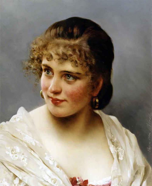 Innocence By Eugene De Blaas By Eugene De Blaas