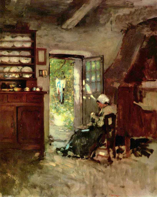 Interior In Vitre By Nicolae Grigorescu Interior In Vitre By Nicolae Grigorescu