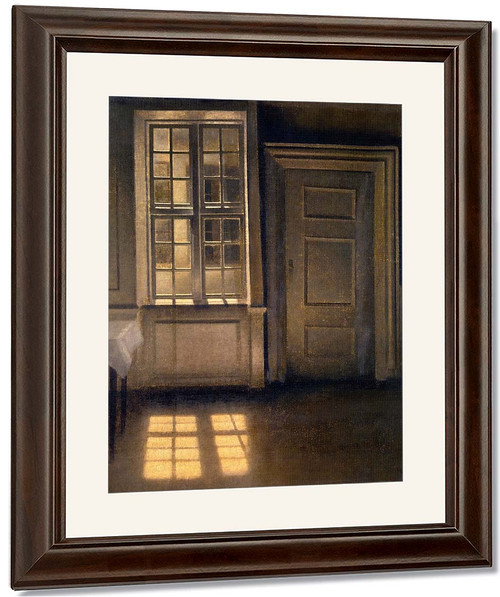 Interior. Strandgade 30 By Vilhelm Hammershoi By Vilhelm Hammershoi