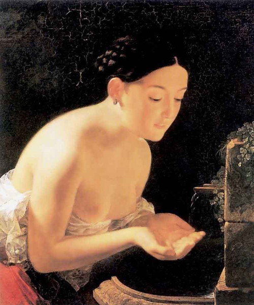 Italian Morning By Karl Pavlovich Brulloff, Aka Karl Pavlovich Bryullov By Karl Pavlovich Brulloff
