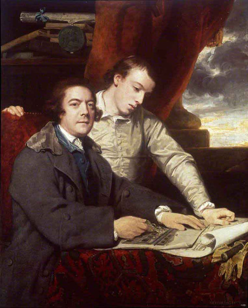 James Paine Architect And His Son James By Sir Joshua Reynolds