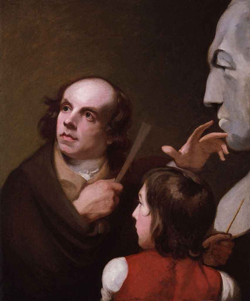John Flaxman And Thomas Alphonso Hayley By George Romney By George Romney