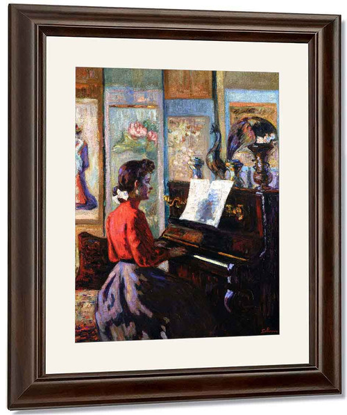 L'etude Au Piano By Armand Guillaumin L'etude Au Piano By Armand Guillaumin