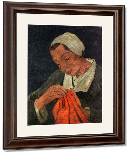 La Couseuse By Paul Serusier