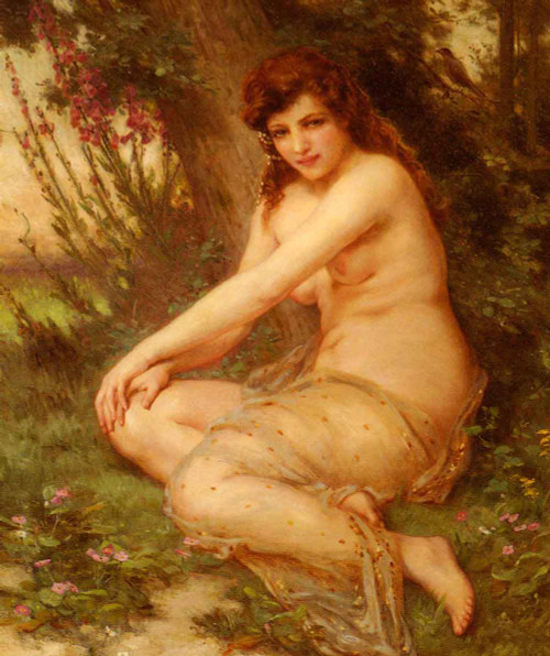 La Nymphe De Foret By Guillaume Seignac