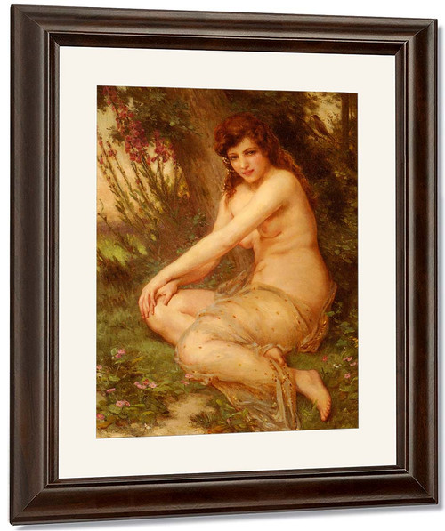 La Nymphe De Foret By Guillaume Seignac