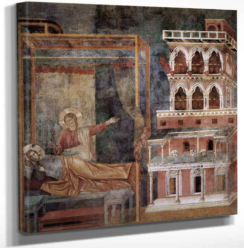 Legend Of St Francis 3. Dream Of The Palace By Giotto Di Bondone Art Reproduction