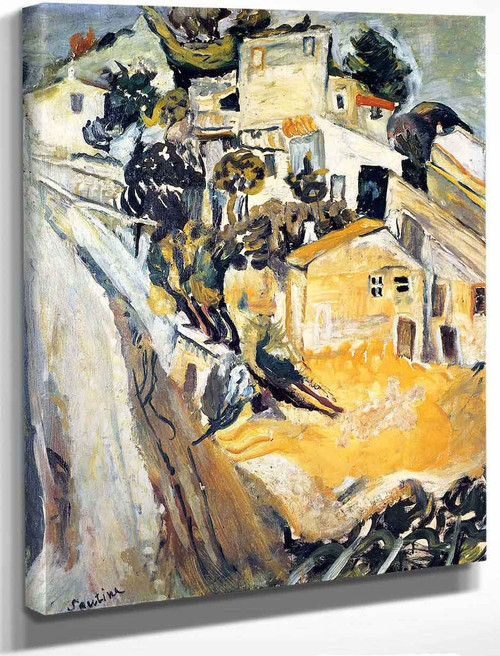 Landscape Of Cagnes 2 By Chaim Soutine