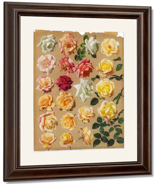 Large Study Of Roses By Leon Jan Wyczolkowski