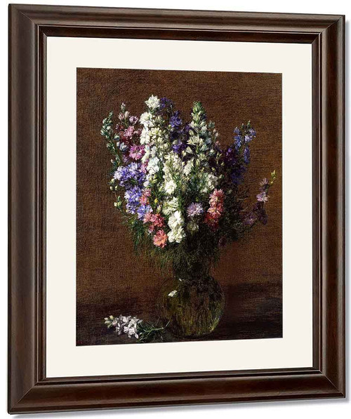 Larkspur 3 By Henri Fantin Latour By Henri Fantin Latour