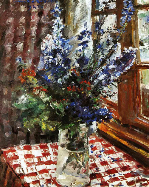 Larkspur By Lovis Corinth By Lovis Corinth