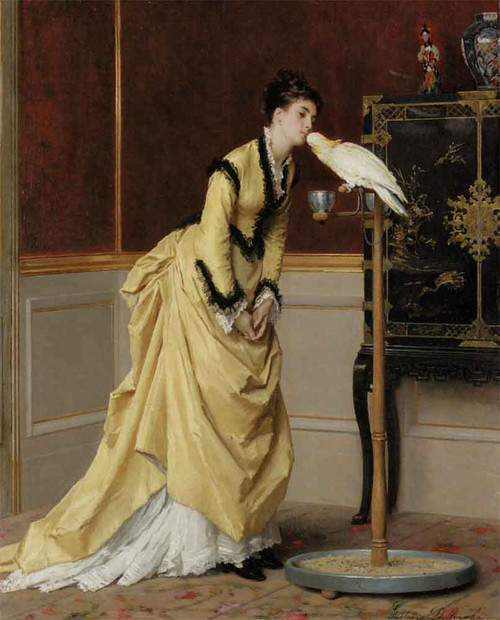 Le Baiser By Gustave Leonard De Jonghe By Gustave Leonard De Jonghe