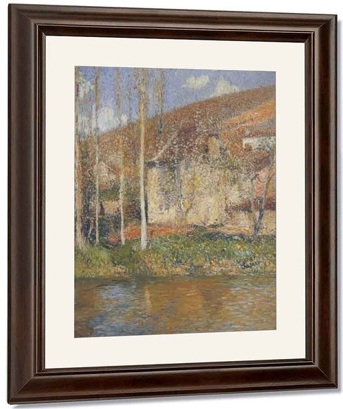 Le Maison Sur L'eau By Henri Martin By Henri Martin