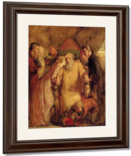 Lear And Cordelia By Sir John Everett Millais