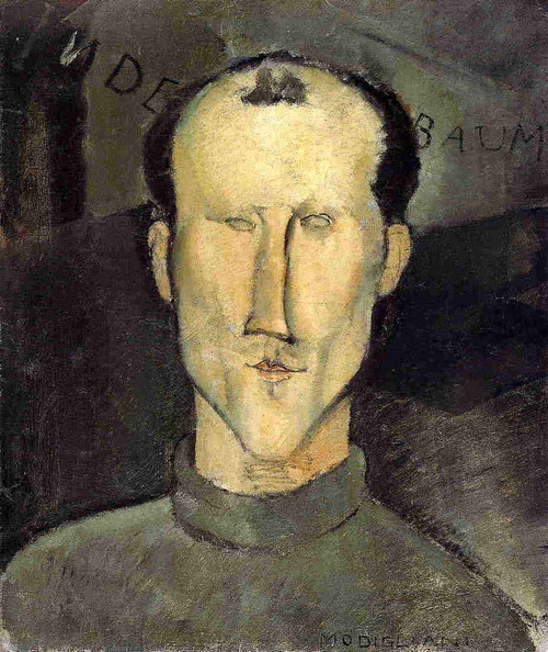 Leon Indenbaum By Amedeo Modigliani By Amedeo Modigliani