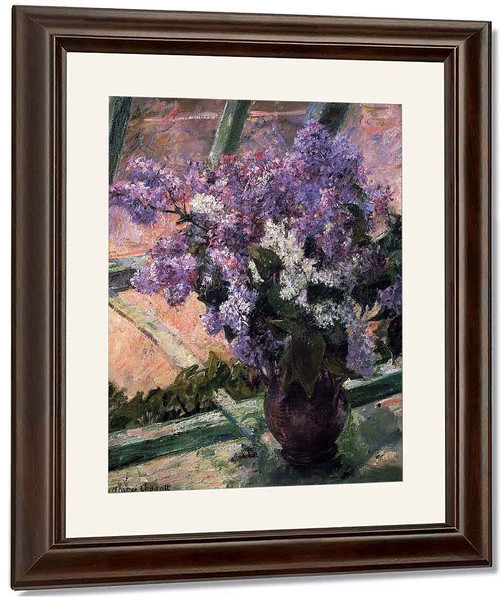 Lilacs In A Window 2 By Mary Cassatt By Mary Cassatt