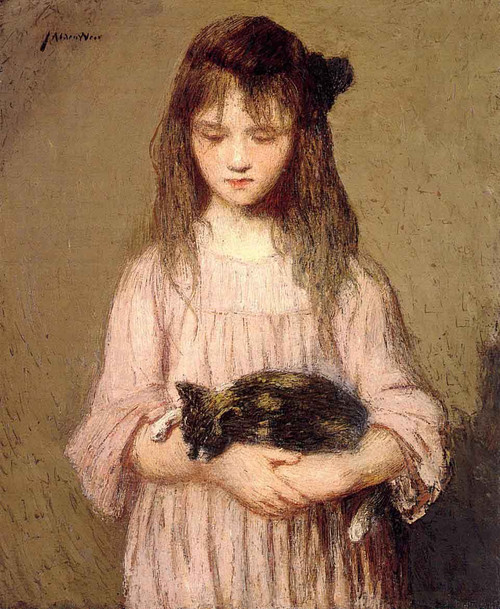 Little Lizie Lynch By Julian Alden Weir American 1852 1919