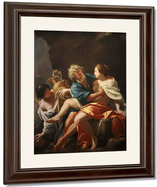 Loth And His Daughters By Simon Vouet