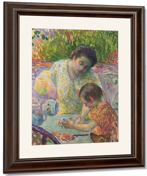 Lunchtime At Lagny By Henri Lebasque By Henri Lebasque