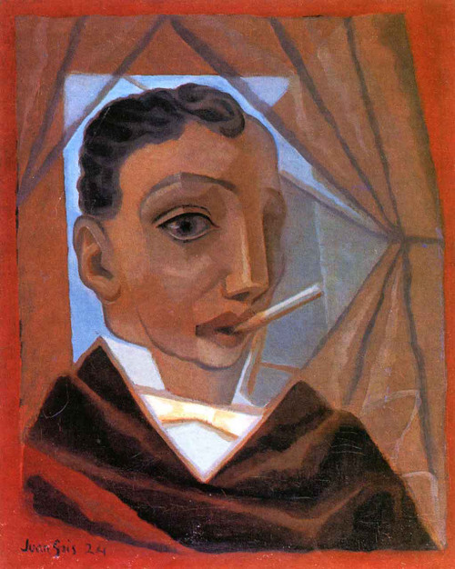 Man With A Cigarette By Juan Gris