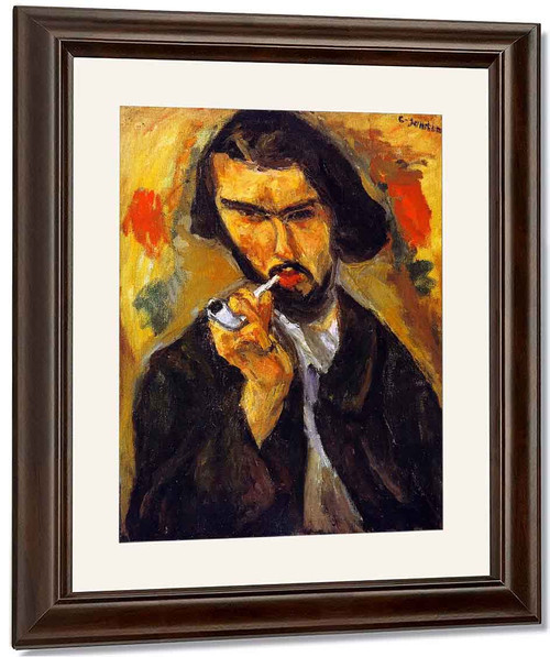 Man With A Pipe By Chaim Soutine