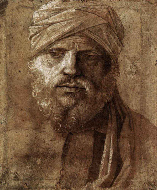 Man With A Turban By Giovanni Bellini By Giovanni Bellini