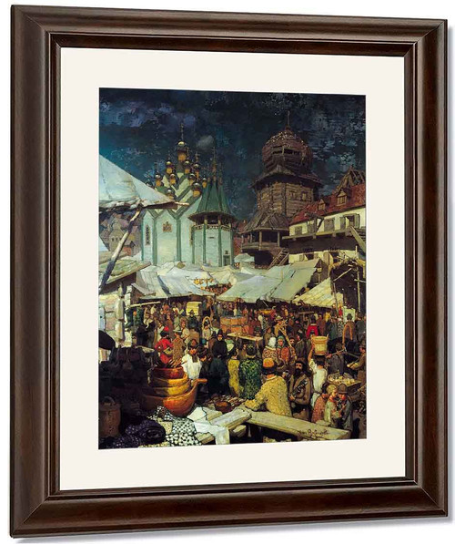 Market In The 17Th Century By Apollinari Vasnetsov