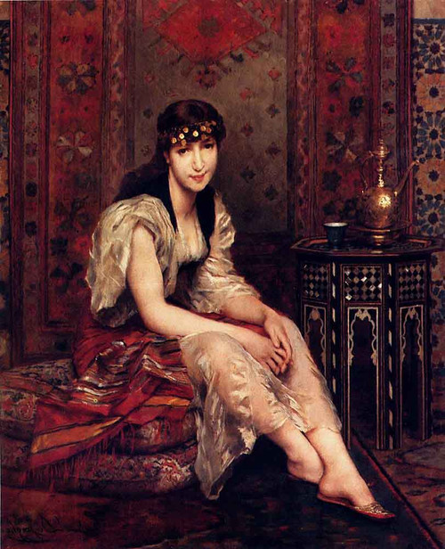 Meditation By Gustave Leonard De Jonghe By Gustave Leonard De Jonghe
