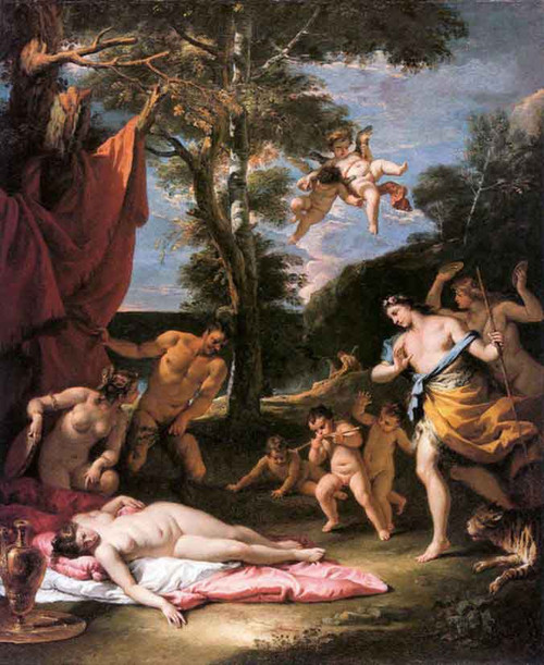 Meeting Of Bacchus And Ariadne By Sebastiano Ricci