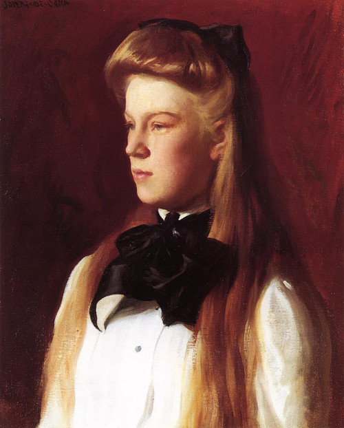 Miss Alice Boit By Joseph Rodefer Decamp By Joseph Rodefer Decamp