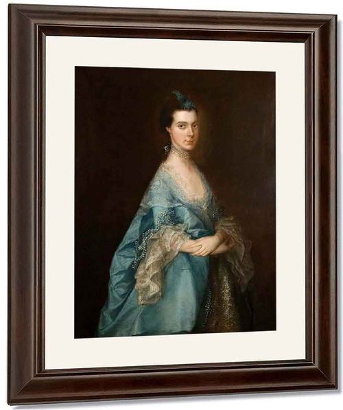 Miss Edgar By Thomas Gainsborough By Thomas Gainsborough