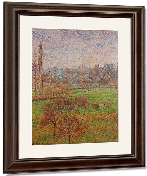 Morning, Autumn, Eragny By Camille Pissarro By Camille Pissarro