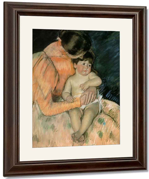 Mother And Child3 By Mary Cassatt By Mary Cassatt