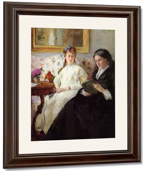 Mother And Sister Of The Artist By Berthe Morisot