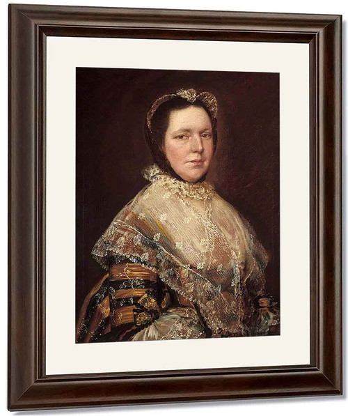 Mrs Elizabeth Prowse 1 By Thomas Gainsborough By Thomas Gainsborough