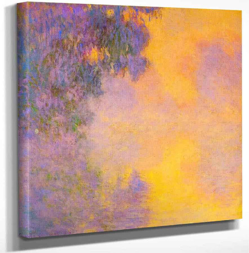 Misty Morning On The Seine Sunrise By Claude Oscar Monet Art Reproduction
