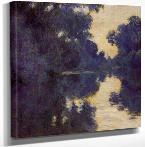 Morning On The Seine2 By Claude Oscar Monet Art Reproduction