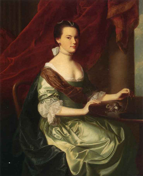 Mrs. Theodore Atkinson, Jr By John Singleton Copley By John Singleton Copley