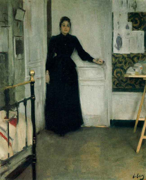 Mujer En La Habitacion By Ramon Casas I Carbo