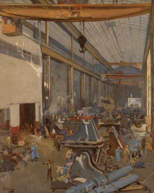 Munitions, Newcastle By Sir John Lavery, R.A. By Sir John Lavery, R.A.